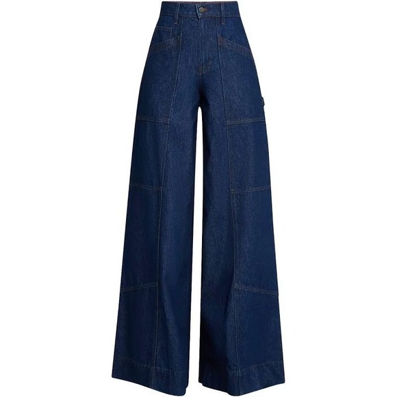Veronica‎ Beard high rise Freddy wide leg jeans
